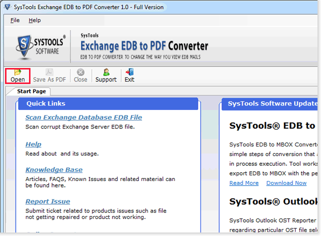 Exchange Mailbox to PDF