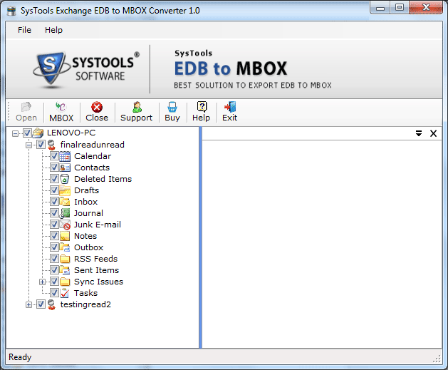 export exchange mailbox to mbox