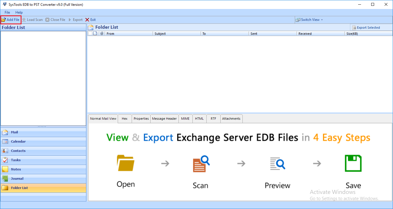 Add EDB File